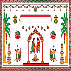 3D Print Mandap Parda - Made of 14 KG Taiwan Cloth