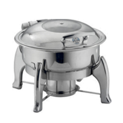 Hydraulic Round Chaffing Dish - 7.5 Ltr - Made of Steel