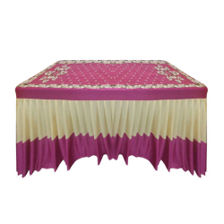 Table Cover Frill - 1.5 FT X 6 FT - Made Of Premium Brite Lycra Quality