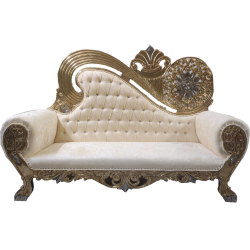 Sofa & Couches - Made of Wood & Gold Coating