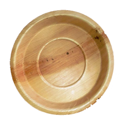 Disposable Dinner Plate - 12 Inch - Made of  Areca Leaf.