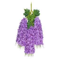 Artificial Hanging Wisteria Flower -  Made of Polyester Material