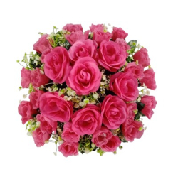 Artificial Rose Flower Bouquet - Pink Colour