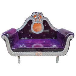 Regular Wedding Sofa & Couches - Made Of Metal - Purple Color