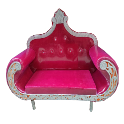 Regular Wedding Sofa & Couches - Made of Metal - Pink Color