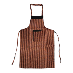 Apron with Front Pocket - Made of Cotton