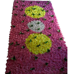 Artificial Flower Pannel - 8 FT X 4 FT - Made Of Polyester