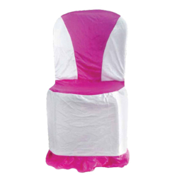 Chair Cover Without Handle - Made Of Bright Lycra Cloth