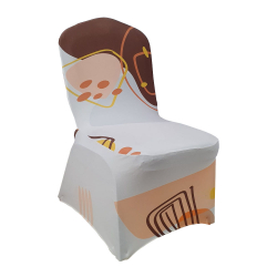 Fourway Digital Print Chair Cover - Multi Color