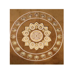 Designer Round Table Top - 4 FT X 4 FT - Made of Shaline Cloth