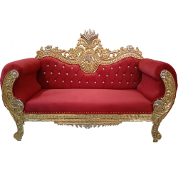 Sofa & Couches - Made of Wood & Gold Coating