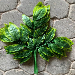 Artificial Hanging Green Leaf - Made of Plastic