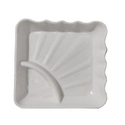 Designer Snack Plate - Made Of Plastic