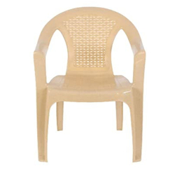 National Chair - Made of Plastic - Cream Color