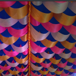 Designer Entry Mandap Ceiling - Top 14 KG Taiwan & Bright Lycra Cloth