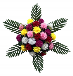 Artificial Plastic Flower Bouquet - Flower Decoration - Multi Color