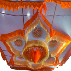 18 FT X  18 FT - Designer Mandap Ceiling Cloth - Top - Made Of Taiwan & Lycra - Multi Color