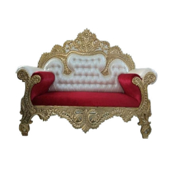 Regular Couches Sofa - Made Of Wood With Golden Polish ..