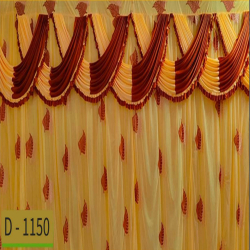 Designer Curtain - Made of 24 Gauge Bright Lycra Cloth