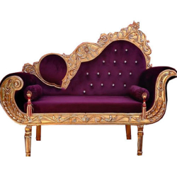 Regular Wedding Sofa & Couches - Made Of Wooden  - Purpule Color