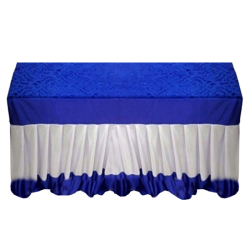 Rectangular Table Cover - 1.5 FT X 6 FT - Made of Premium Quality Brite Lycra