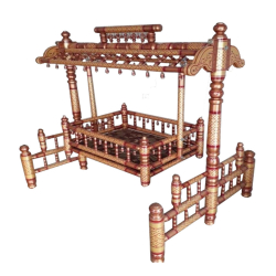 5 FT Heavy Sunkheda  Palna - Made of Teak Wood