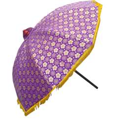 Fancy Umbrella - 4.5 FT - Made Of Velvet Cotton Cloth