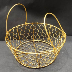 Decorative Metal Hamper Gift Basket - Made Of Iron