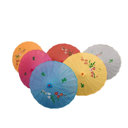 Chinese / Japanese Umbrella - Made of Wood & Cotton