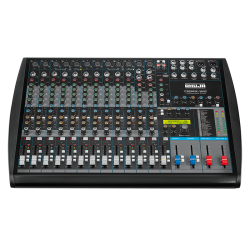 PA Audio Mixing Consoles - Stereo With Built-in MP3 Player, 48V Phantom Supply on all Channels