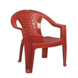 National Chair - Made of Plastic - Brown Color