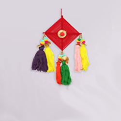 Wall Hanging Kite - 9 Inch  x 18 Inch - Made Of Woolen