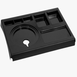 Tea Cattle Tray - Made of Plastic - Black Color