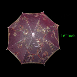 Rajasthani Umbrella - 16 Inch -  Made Of Iron & Cotton