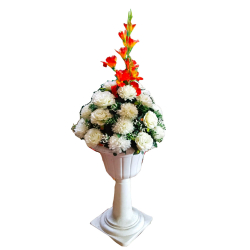 Artificial Flower Vase -  Made Of Plastic