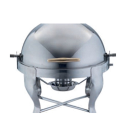 Roll Top (Round) Chafing Dish  - Made of Steel