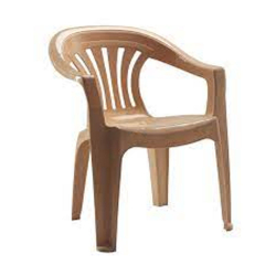 National Chair - Made of Plastic - Light Brown Color
