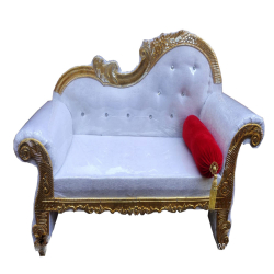 Regular Wedding Sofa & Couches - Made Of  Metal - White Color