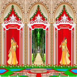 3D Print Mandap Parda - Made of Taiwan & Knitting Cloth