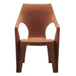 National Chair - Made of Plastic - Light Brown Color