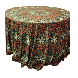 3D Round Table Cover -  4 FT X 4 FT - Made of Taiwan Cloth & Brite Lycra