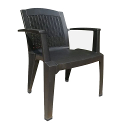 National Omega Chair - Made of Steel -  Black Color