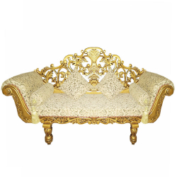 Wedding Sofa & Couches - Made Of  Wooden - Golden Color