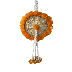 TOKARI FLOWER WALL HANGING - MADE OF BAMBOO & PLASTIC FLOWER