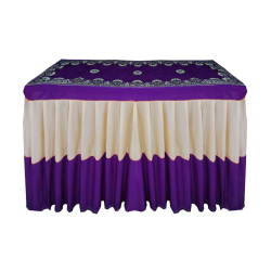 Rectangular Table Cover - 1.5 FT X 6 FT - Made of Premium Quality Brite Lycra