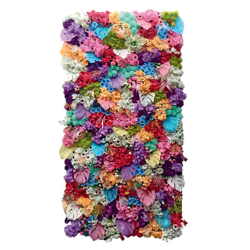 Artificial Flowers Wall - 4 FT X 8 FT -  Made Of Plastic