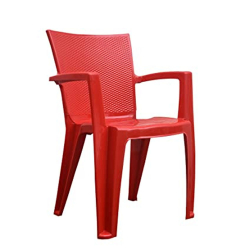 National Chair - Made of Plastic - Red Color