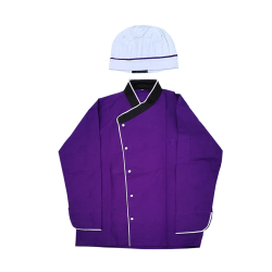 Chef Coat With Cap - Made of Premium Quality Cotton