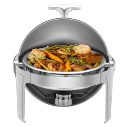 Premium Model Chafing Dish with Roll Top Lid - Made Of Stainless Steel