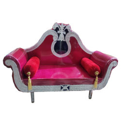 Regular Wedding Sofa & Couches - Made Of Metal - Pink Color